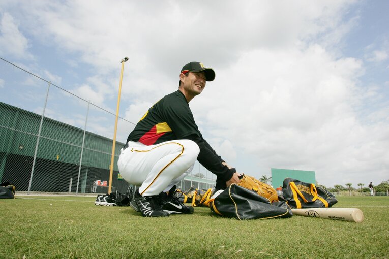 桑田真澄／2007年パイレーツのキャンプで　©︎Hideki Sugiyama