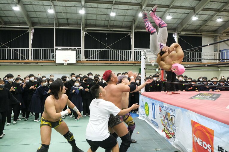 立志式プロレス　©Norihiro Hashimoto
