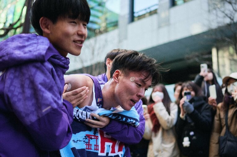 4年での最後の箱根駅伝。大腿骨の骨折から直前に出走を決断し、それでも10区区間新をたたき出したのは記憶に新しい ／ photograph by Yuki Suenaga