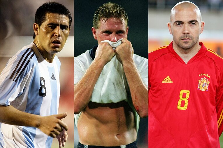 リケルメ、ガスコイン、デラペーニャ。フットボール強豪国が生んだ天才パサーは今、どんな道を歩んでいるのか ／ photograph by Tamon Matsuzono(L),Getty Images