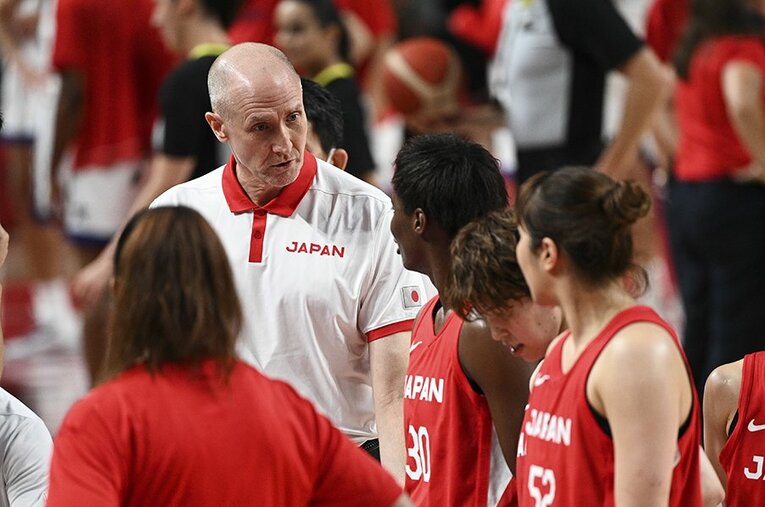 東京五輪女子代表時代のホーバスHC　©JMPA