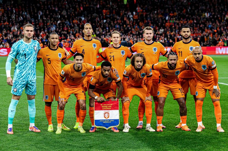 W杯準優勝3回の実績を持つオランダ代表。オレンジ軍団の骨格を成す戦力を現地記者から教えてもらった ／ photograph by BSR Agency/Getty Images