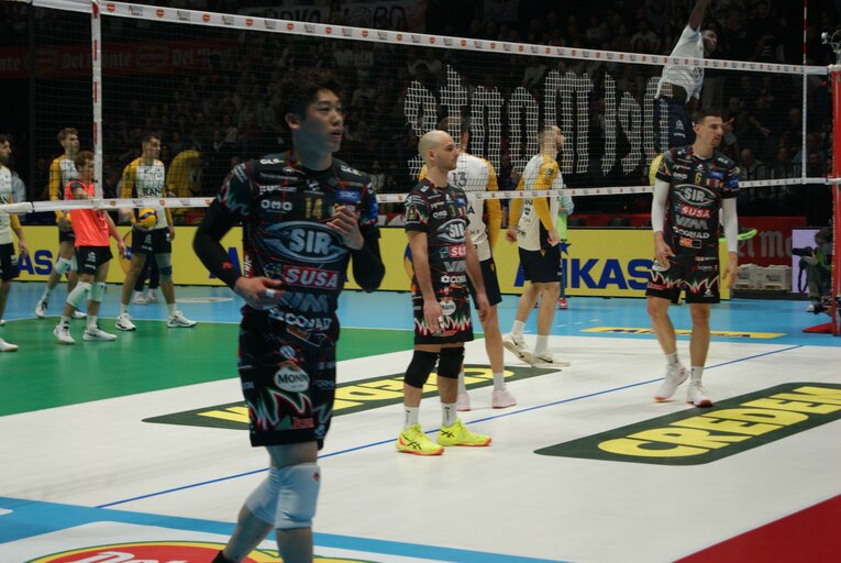 ペルージャの試合前練習（コッパ・イタリア準決勝）©︎Takashi Yuge