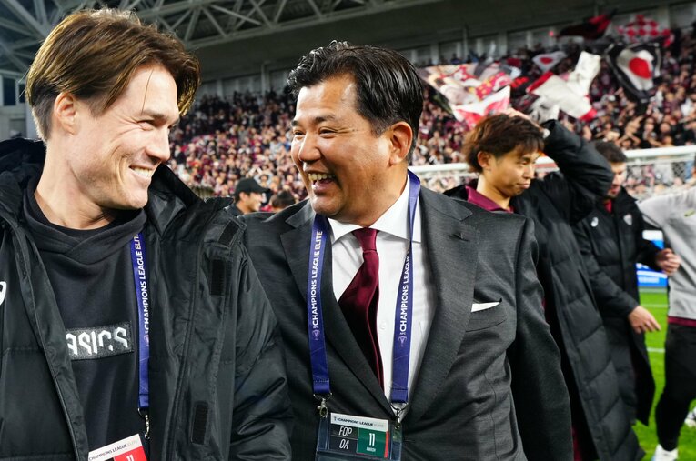 2023年からヴィッセル神戸のスポーツダイレクター（SD）を務める永井秀樹さん。常勝軍団をいかにして築いたのか ／ photograph by Vissel Kobe