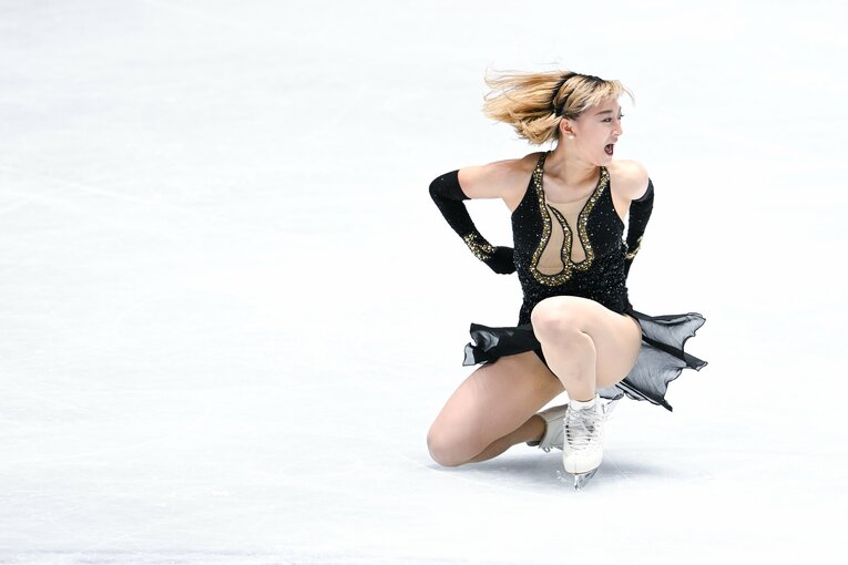 NHK杯、坂本花織のフリー演技　©︎Asami Enomoto