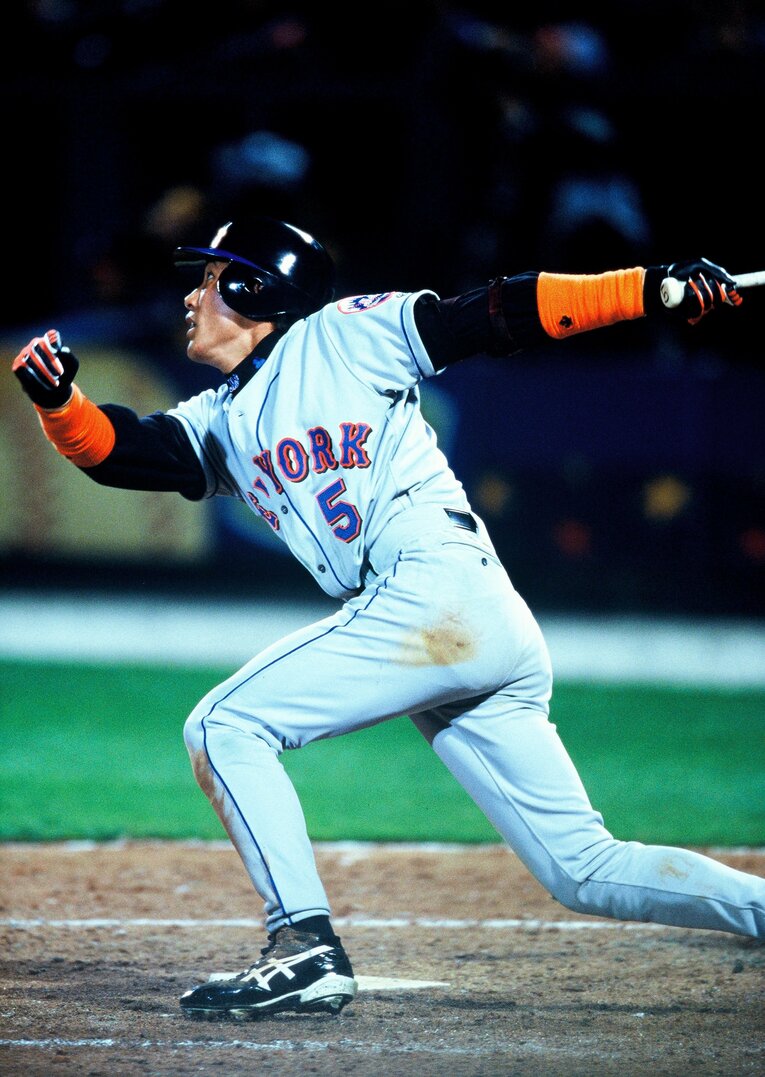 メッツ時代の新庄剛志　©︎Kazuaki Nishiyama