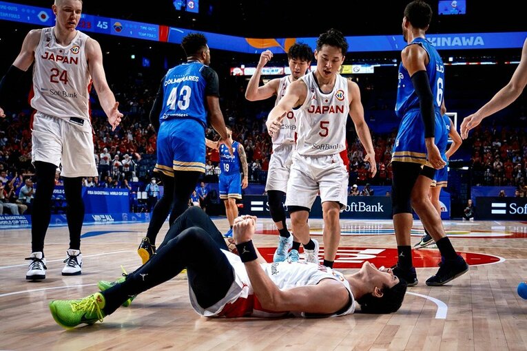 攻守に活躍を見せチーム2番目の21得点を挙げた渡邊雄太　©︎FIBA