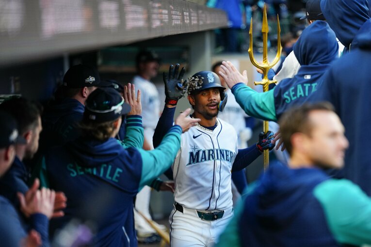 5ツールプレイヤーと評されるフリオ・ロドリゲス　©︎Daniel Shirey/MLB Photos via Getty Images