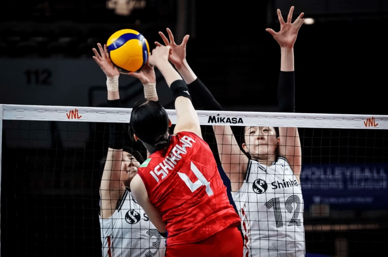ネーションズリーグ予選ラウンド・韓国戦　©︎FIVB