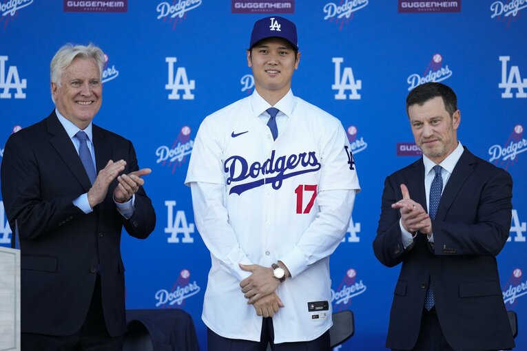 ドジャース・大谷翔平誕生の瞬間である　©AP/AFLO