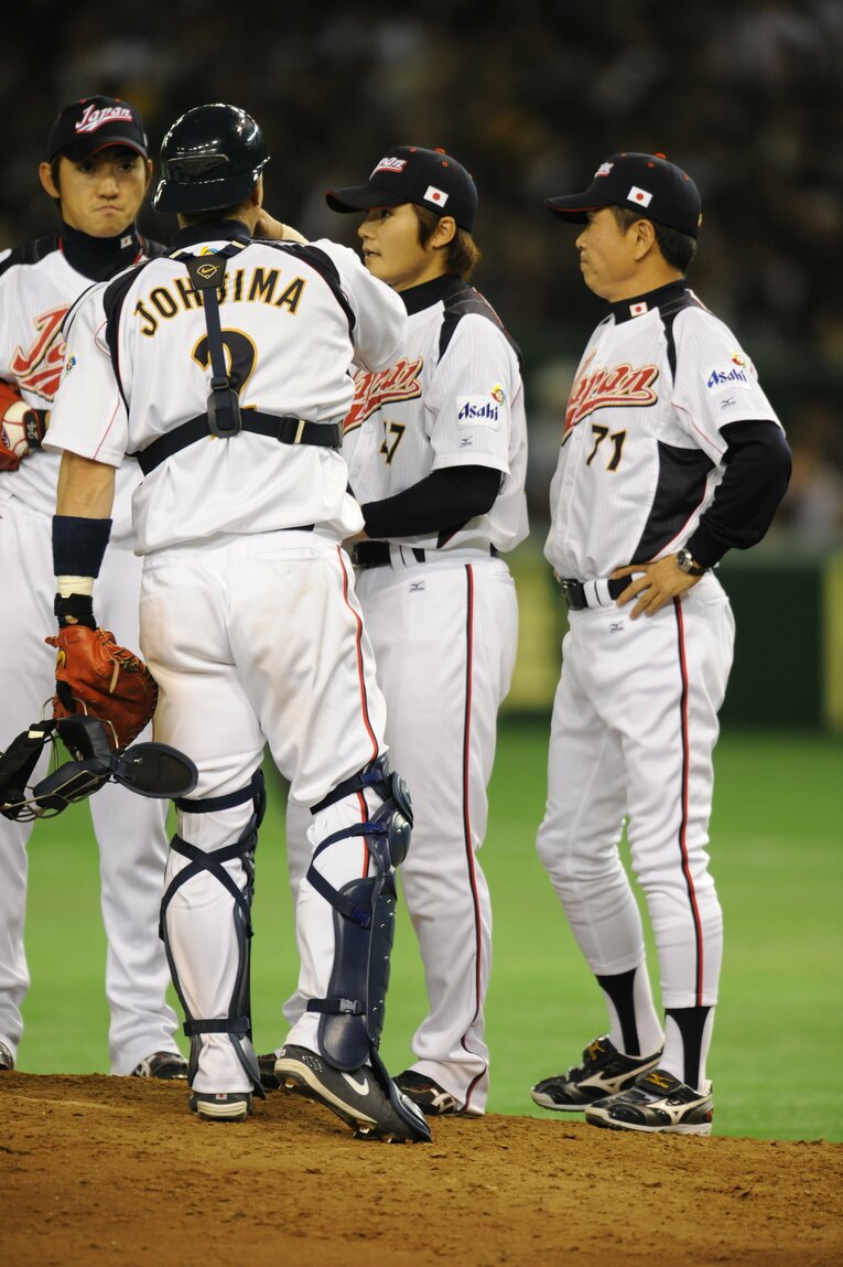 杉内俊哉、山田久志コーチ　©︎Naoya Sanuki