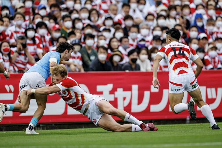 2022年6月18日ウルグアイ戦（秩父宮）©︎Kiichi Matsumoto