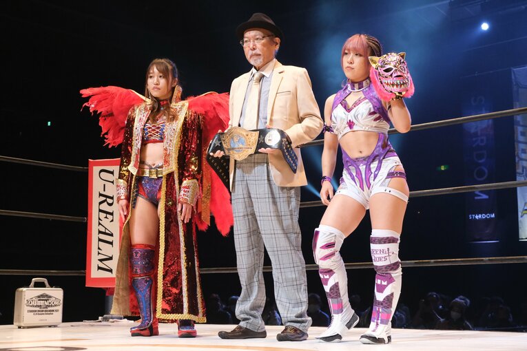 〈スターダム〉“永遠のライバル”キッドとAZMがついに激突…王座戦3wayマッチを前にAZM「同じリングにいるだけで楽しい」(41)