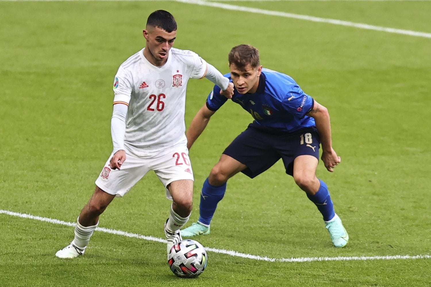 イタリア戦のペドリ©Getty Images