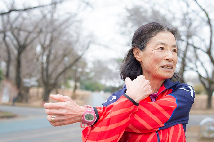 年齢を重ねても記録は伸ばせる！60代の女性マラソン世界一が語る極意。＜Number Web＞ photograph by Miki Fukano