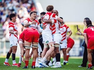 「“10年前”が蘇る美しいトライ」ラグビー日本代表“エディー解任論浮上”も12年ぶりウェールズ撃破「“酷暑”は相手を削ったが、勝因は別にある」