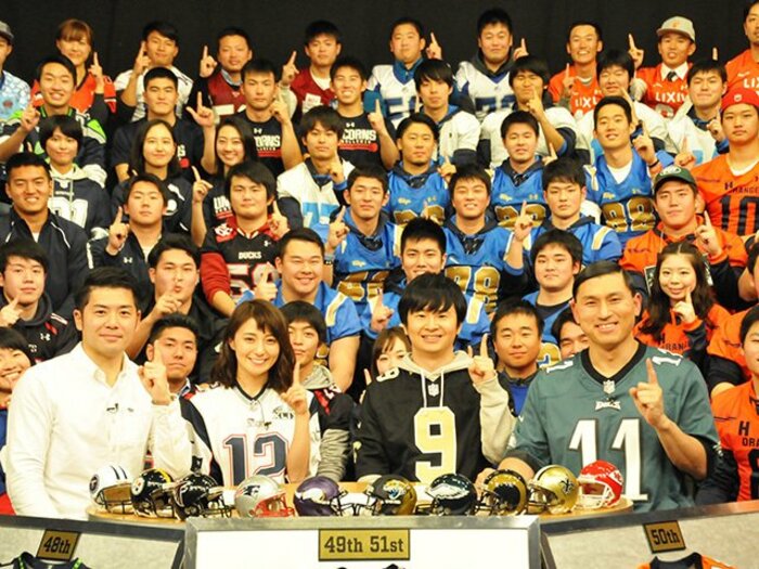 オードリー、アメフトへの過剰な愛。「ダサいQBと一流QBの差は……」＜Number Web＞ photograph by NTV