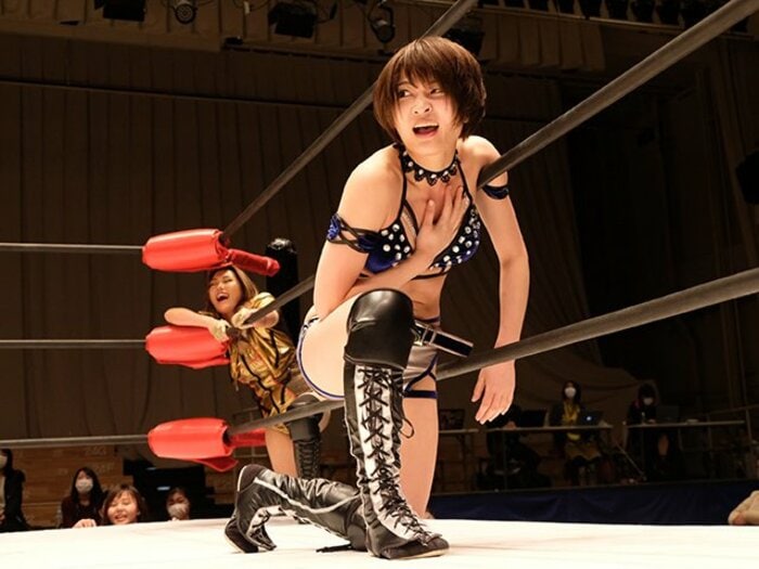 試合激減でレスラーはどう生きる?“絶対不屈彼女”安納サオリの肉声。<Number Web> photograph by Norihiro Hashimoto