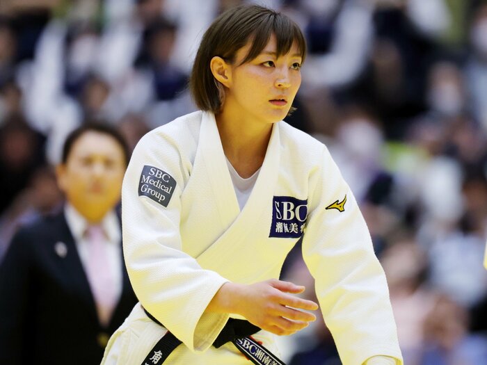 「巴投げを開始早々から…」体重無差別でも2勝、最軽量級の角田夏実が体現した“柔道のロマン”…代表監督が評価した「彼女にしかできない役割」<Number Web> photograph by AFLO