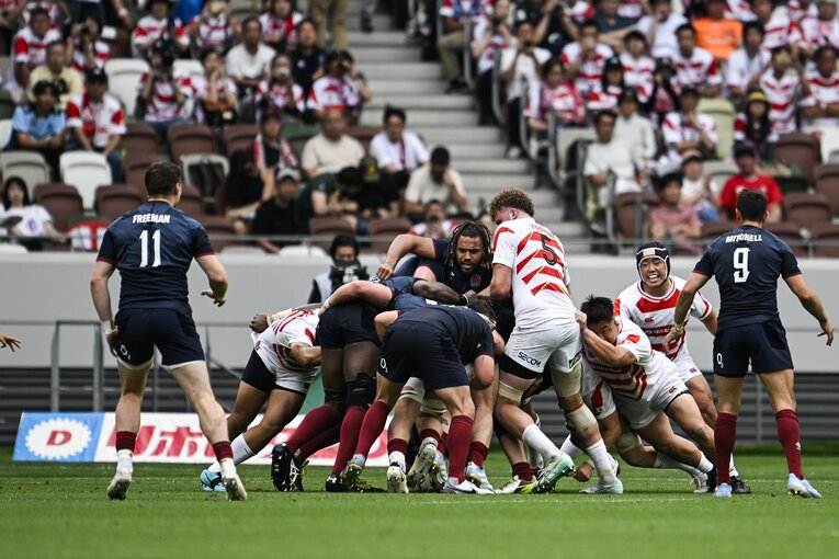 第二次エディー・ジョーンズHC体制の初陣となったイングランド戦　©Asami Enomoto