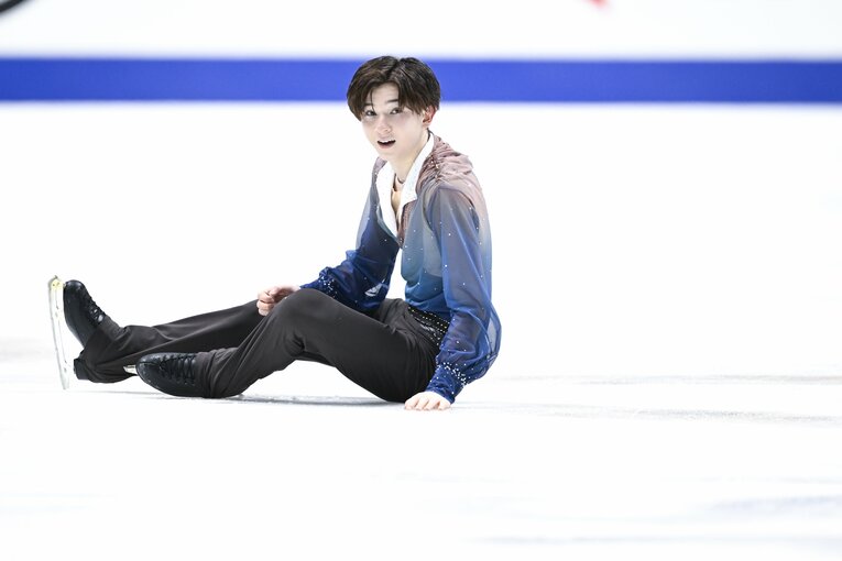 中田璃士、全日本選手権フリーの演技　©︎Asami Enomoto