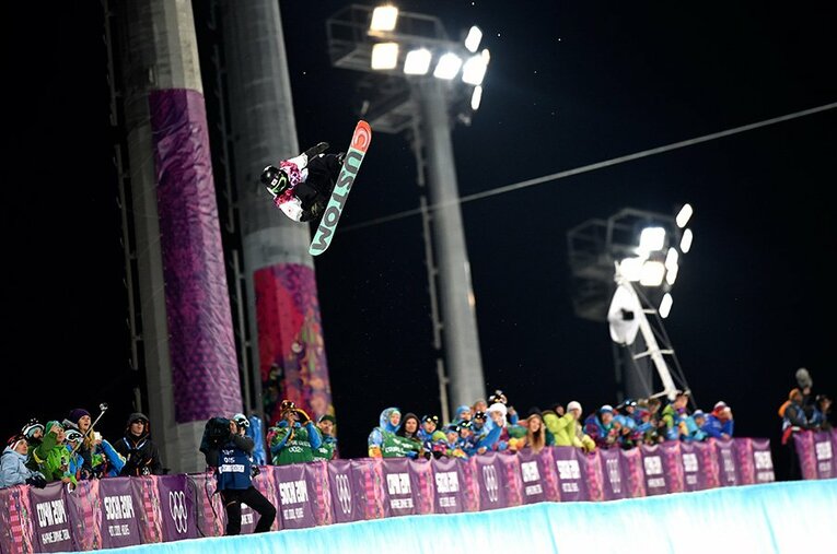 平野歩夢のソチ五輪での演技 ／ photograph by Naoya Sanuki/JMPA