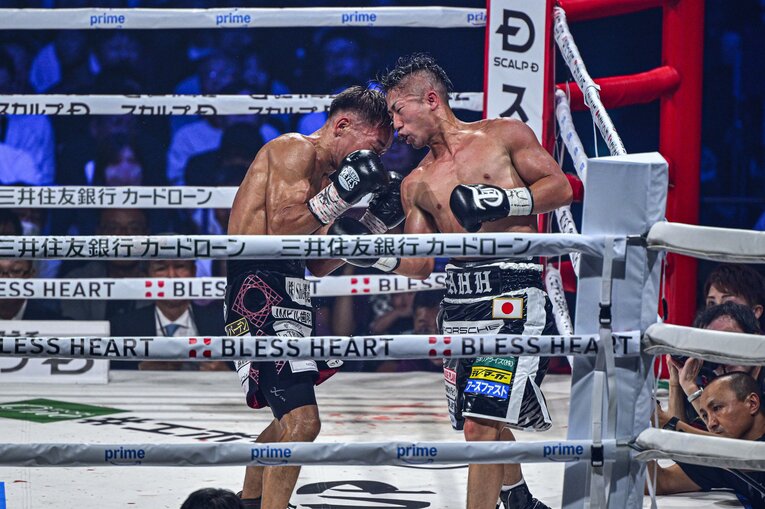 井上拓真vs.堤聖也（WBA世界バンタム級タイトルマッチ）©Takuya Sugiyama