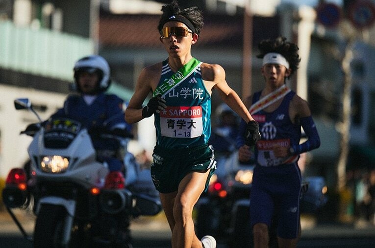 黒田朝日（青山学院大／3年時） ／ photograph by Yuki Suenaga