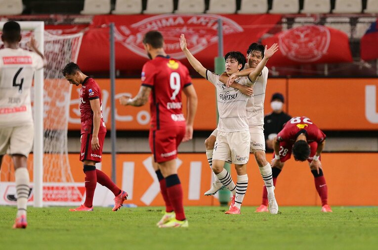 鹿島戦で決勝点を決めた宮城天も下部組織出身だ　©J.LEAGUE