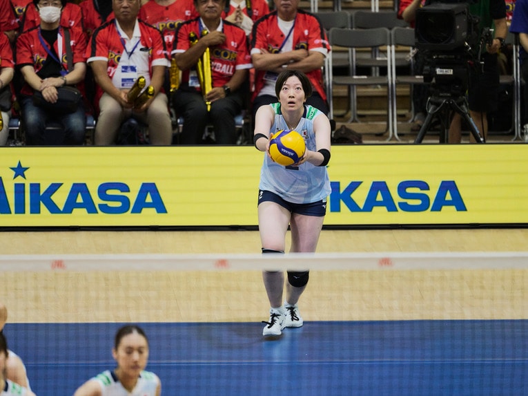 バレーボールネーションズリーグ 韓国戦　©︎Yuki Suenaga
