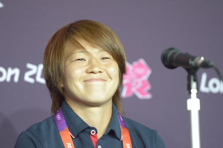 宮間あや（2012年ロンドン五輪）©︎JMPA