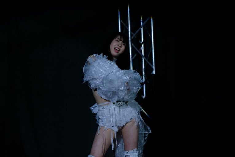 高校3年生の女子プロレスラー・心希（しんの）【スワイプするとそのほかの写真もご覧になれます】©Norihiro Hashimoto