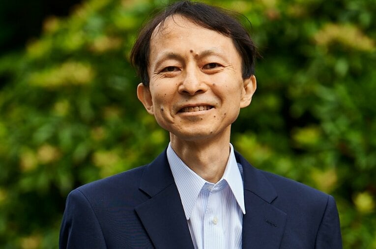 Number1060号の取材に応じてくれた際の中田宏樹八段 ／ photograph by Ichisei Hiramatsu