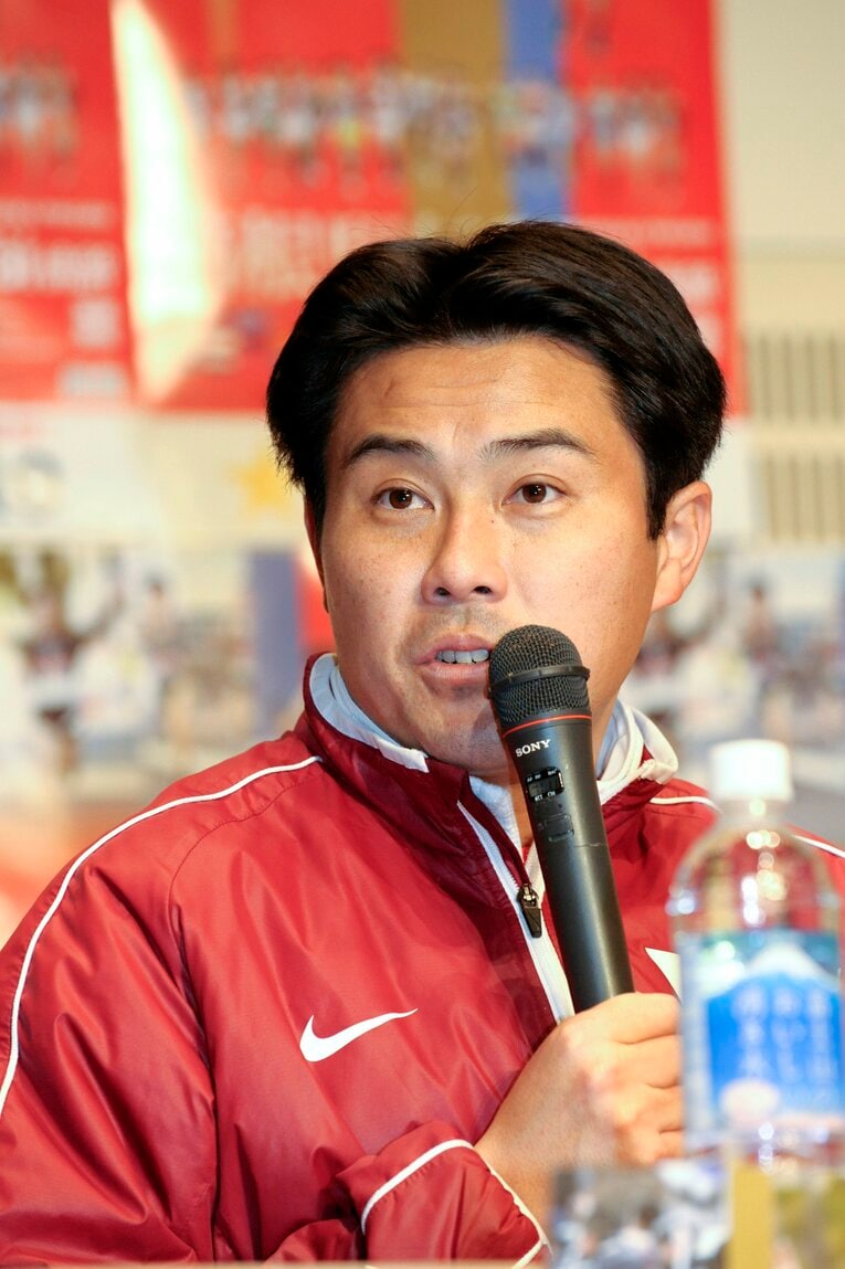 早稲田大・渡辺康幸監督（2011年）©︎Shigeki Yamamoto