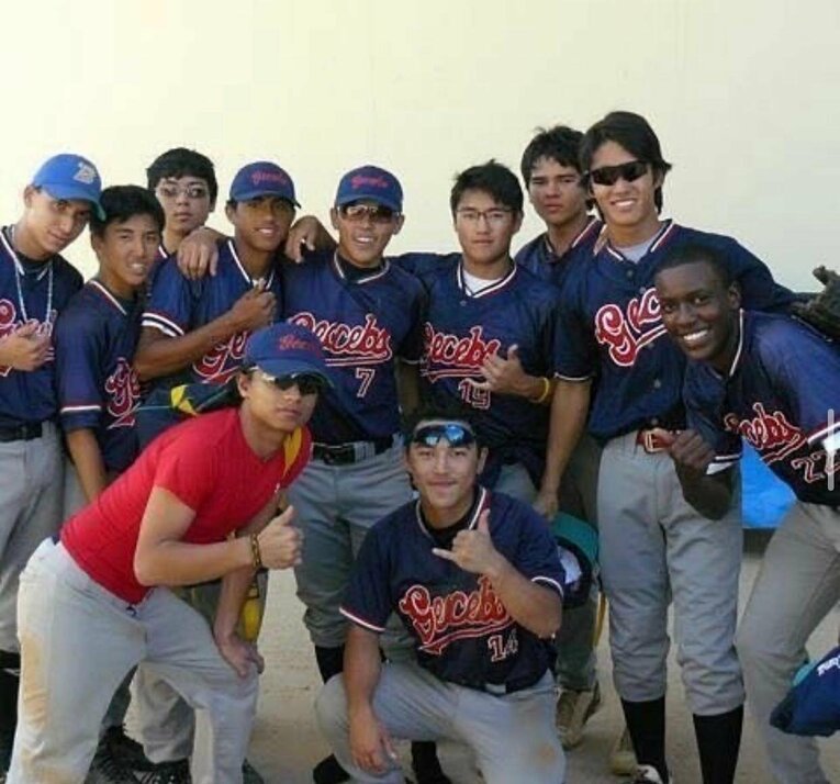ブラジル時代、15歳ごろのビエイラ（提供写真）