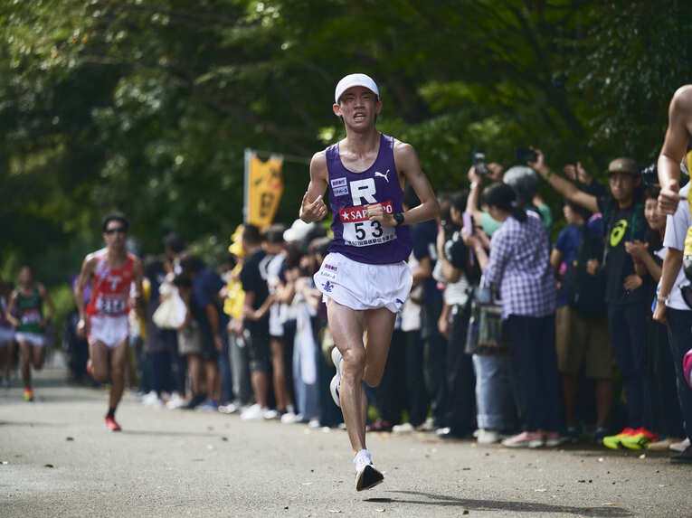 立教大・髙田遥斗（2年）　©Yuki Suenaga
