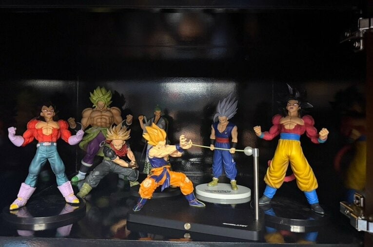 エステベスのロッカールームはドラゴンボールだらけ　©Naoyuki Yanagihara