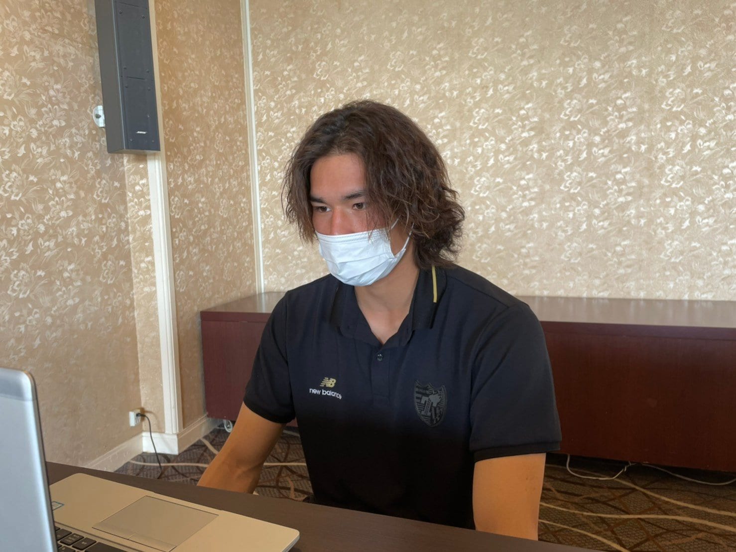 オンライン取材など徹底した感染予防対策が取られた©F.C.TOKYO
