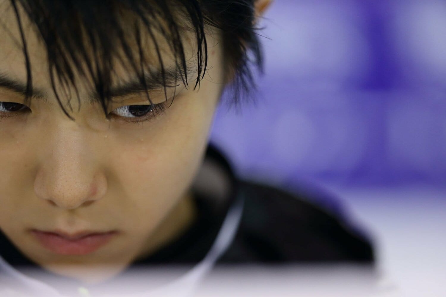 2012年、全日本選手権で初めて優勝した時の羽生。その表情には飽くなき向上心があらわれているようだった　©Tsutomu Takasu