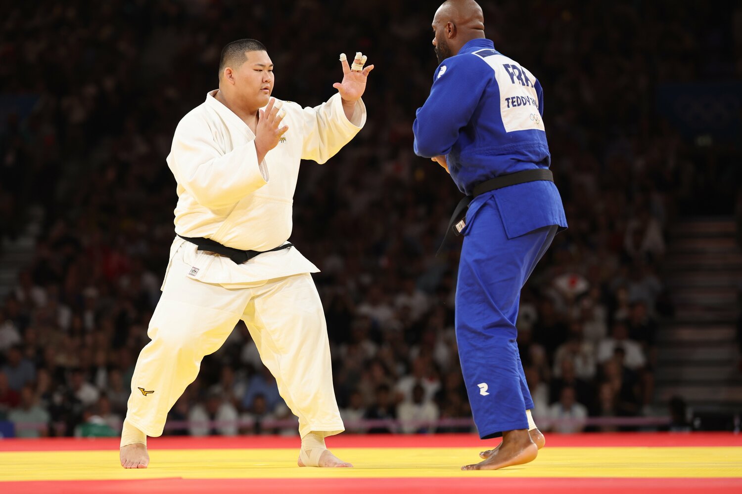 リネールに二度立ち向かった斉藤には温かい声が送られた　©Tetsuya Higashikawa/JMPA