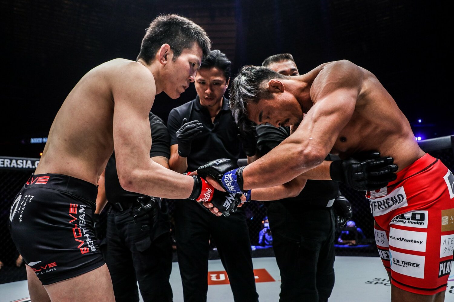 今年3月には秋山と対戦し敗れた青木　©ONE Championship