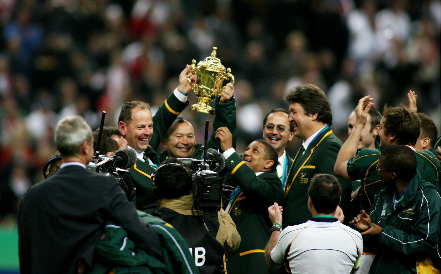 2007年W杯では南アフリカ代表のアドバイザーとして、優勝に貢献したエディー・ジョーンズ　©AFLO