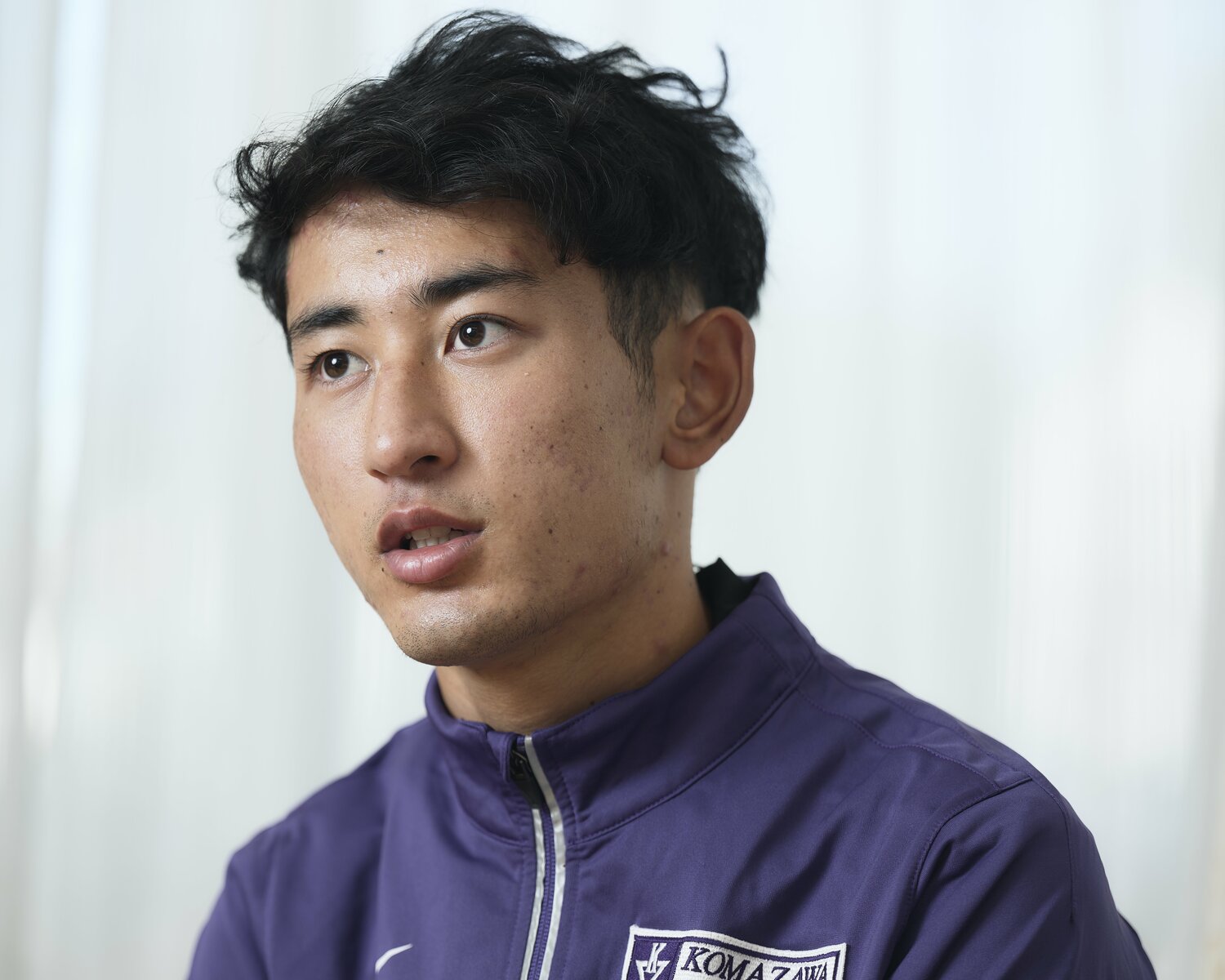 今年の箱根を振り返る白鳥 ©︎Yuki Suenaga