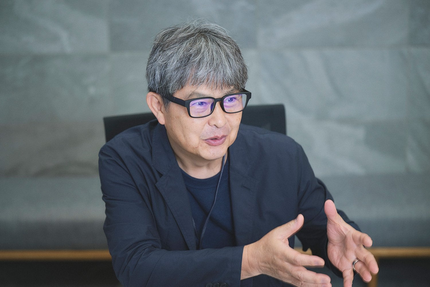 Bリーグ、eスポーツとも一緒に成長を続けたいと語るLIXILブランドマーケティング室 大矢尚史　©Yuki Suenaga