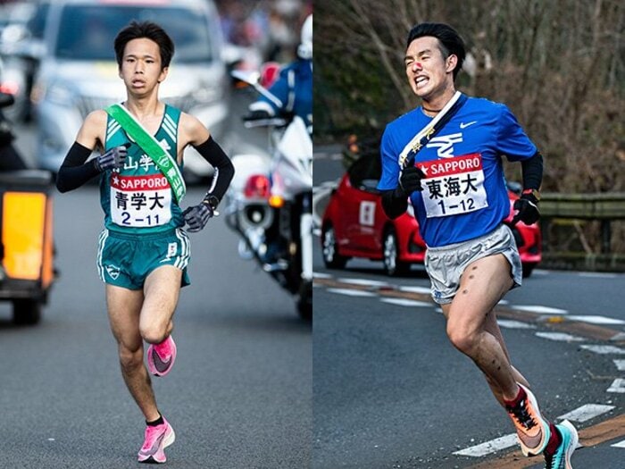 箱根駅伝であの“山の神”が厚底シューズを履いていたら…前回大会7つの区間記録を超えるのか＜Number Web＞ photograph by L:Yuki Suenaga R:Nanae Suzuki