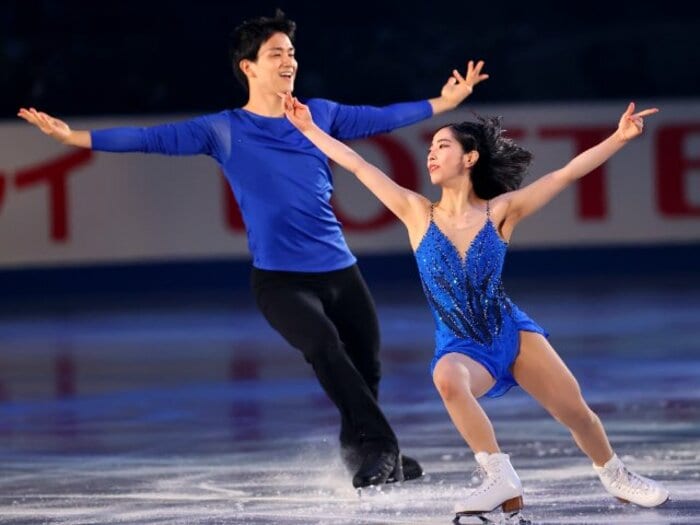 《2大会連続5位》今度こそ勝ちに行く! メダルの気配濃厚なフィギュア団体、鍵を握るのは三浦璃来・木原龍一ペア<Number Web> photograph by AFLO