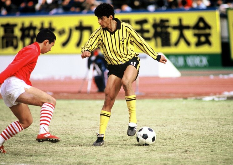 東海大一高時代のアデミール・サントス ©Sports Graphic Number