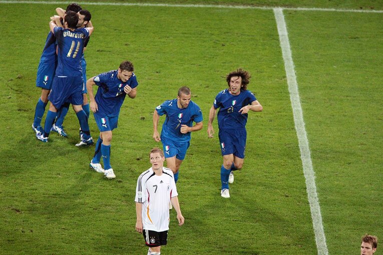 2006年ドイツW杯でのイタリア－ドイツ　©Naoya Sanuki/JMPA