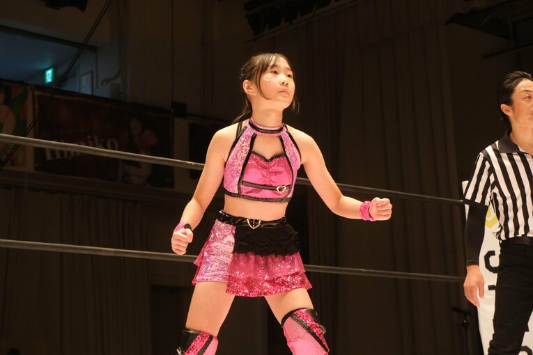 ディアナの“小学生レスラー”NENE　©Norihiro Hashimoto