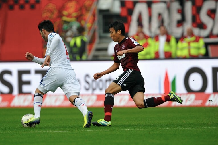 【長谷部誠、ドイツでの足跡】ニュルンベルク時代の長谷部　©Takuya Sugiyama